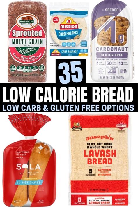 LOW CALORIE BREAD OPTIONS - The Diet Chef