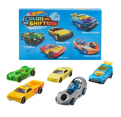 Toys Play Vehicles 5-Pack Hot Wheels Color Shifters