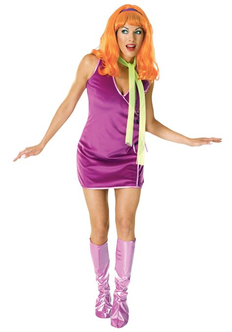 Adult Daphne Costume - Daphne Scooby Doo Costume W/ Wig - $39.99