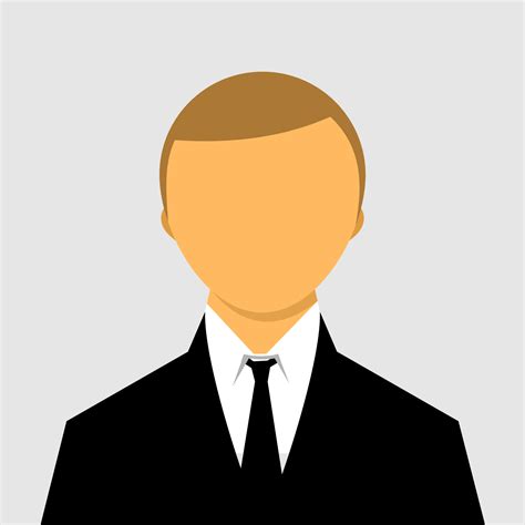 Vector for free use: Business man icon