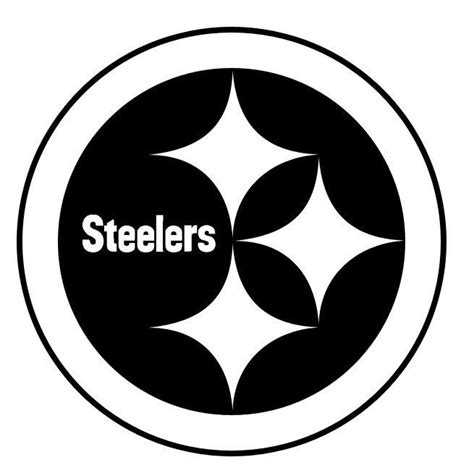 Black and White Steelers Logo - LogoDix