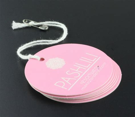 Clothing Hang Tags Custom Swing Tags Circle Labels Custom - Etsy UK