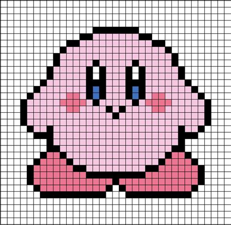 Kirby Perler Perler Beads Super Smash Bros Bit Pixel | ubicaciondepersonas.cdmx.gob.mx