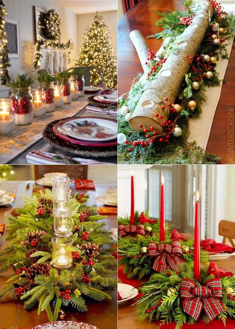 27 Gorgeous Christmas Table Decorations & Settings - A Piece Of Rainbow