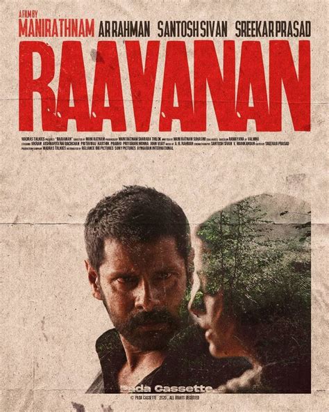 Raavanan | Movie posters minimalist, Film posters art, Film poster design