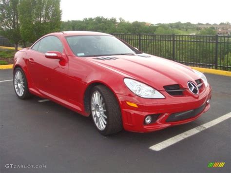 Mars Red 2008 Mercedes-Benz SLK 55 AMG Roadster Exterior Photo #49482423 | GTCarLot.com