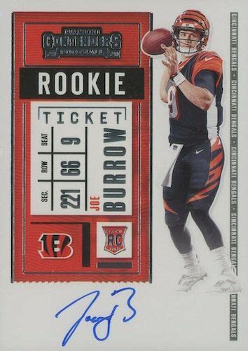 Joe Burrow Rookie Cards Guide, Top RC List, Best Autographs, Gallery