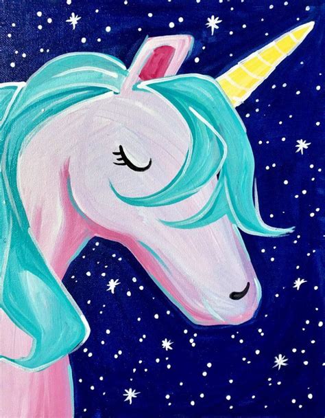 15+ Easy Unicorn Painting Ideas - HARUNMUDAK