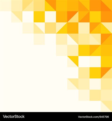 Yellow abstract pattern Royalty Free Vector Image