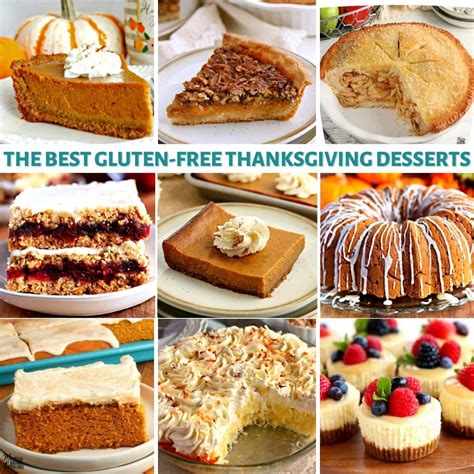 The Best Gluten-Free Thanksgiving Desserts - Mama Knows Gluten Free