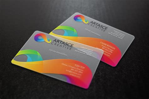 Clear Plastic Business Cards - Business Card Tips