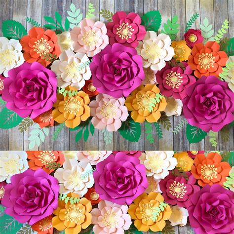 Amazon Paper Flower Wall Decor at Patricia Caudle blog