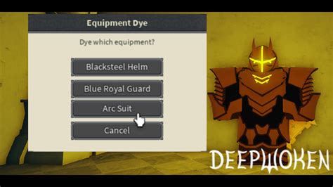 Arc Suit DYES | Deepwoken - YouTube