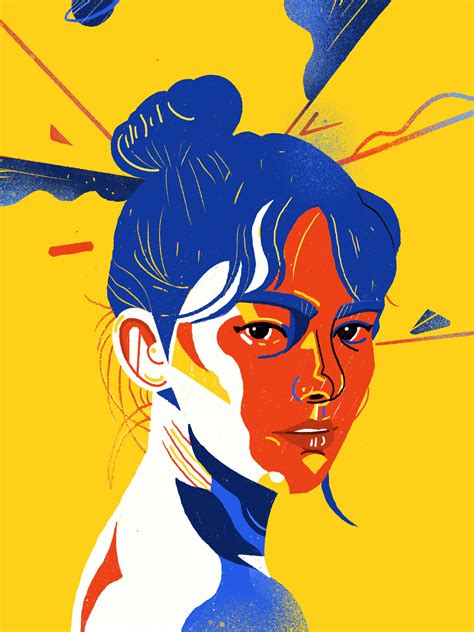 Illustrated portraits - New style on Behance