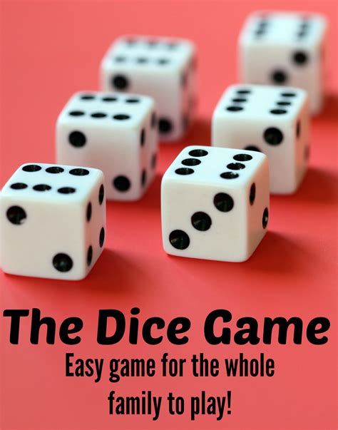 Printable Fun Dice Games | Francesco Printable