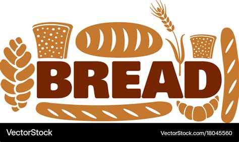 Bread and bakery logo Royalty Free Vector Image