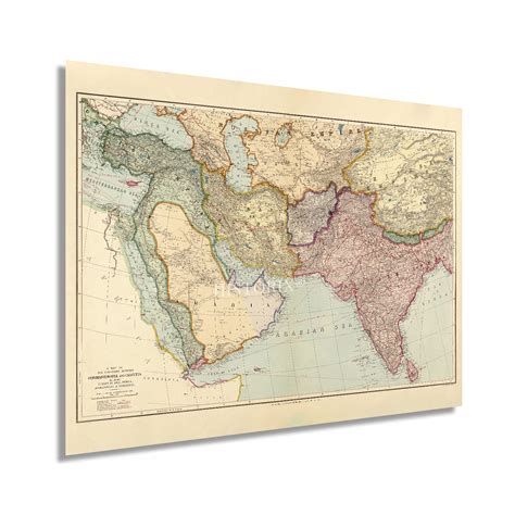 Buy HISTORIX Vintage 1912 Middle East - 18x24 Inch Vintage of Countries ...