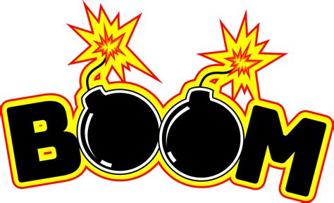 Boom logo badge sticker PNG 30740531 PNG