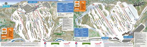 Jack Frost Big Boulder Trail Map | SkiCentral.com