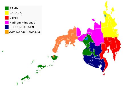 GUIDE TO THE PHILIPPINES: Mindanao and its Administrative Regions and ...