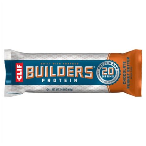 CLIF® Builders® Chocolate Peanut Butter Protein Bars, 12 ct / 2.4 oz - Kroger