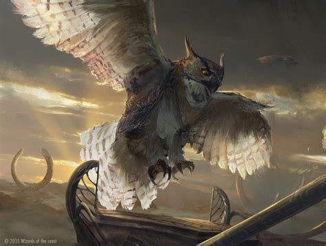 Ringwarden Owl MtG Art from Magic Origins Set by Titus Lunter - Art of ...