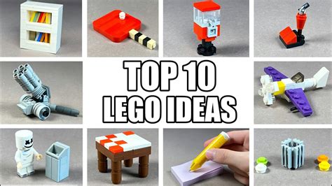 TOP 10 Easy LEGO Building Ideas Anyone Can Make - YouTube