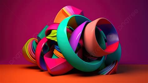 3d Animation Background Colorful Abstract Shapes 3d Art Video, 3d ...