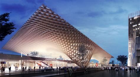 Wooden canopy for Jönköping station by Erik Giudice Architecture – aasarchitecture