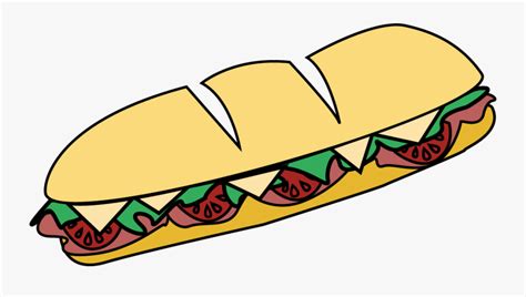 Clip Art Sub Sandwich , Free Transparent Clipart - ClipartKey