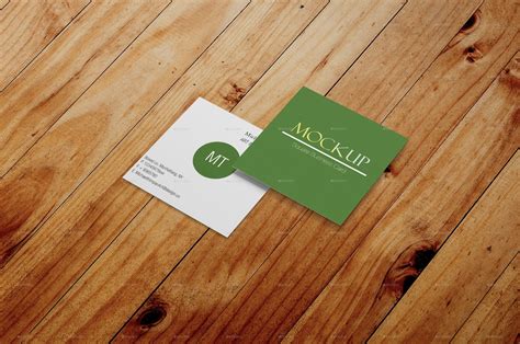 20 Best Square Business Card Mockup Designs 2022 - Colorlib