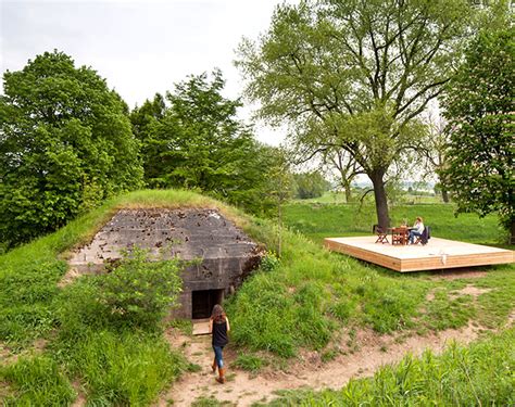 Wartime bomb shelter conceals a tiny and unexpected vacation home | Inhabitat - Green Design ...