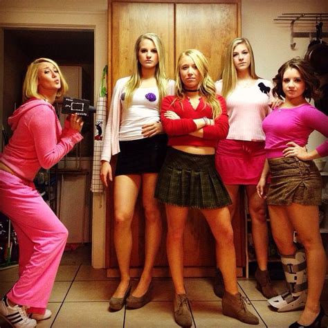 Mean girls costume. Regina, Karen, Gretchen, Cady. Halloween costume ...