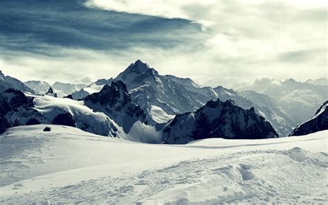 photography, Nature, Landscape, Mountain, Snow, Clouds Wallpapers HD / Desktop and Mobile ...