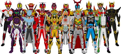 All Kamen Rider Leads, Final Form Version by Taiko554 on DeviantArt