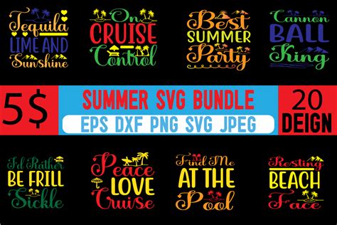 Summer SVG Bundle Bundle · Creative Fabrica