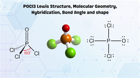 POCl3 Lewis Structure, Molecular Geometry, Hybridization, Bond Angle and shape - Geometry of ...