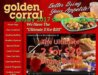 Printable Coupons 2020: Golden Corral Coupons