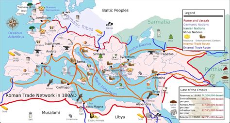 Trade Routes of the Roman Empire - Vivid Maps