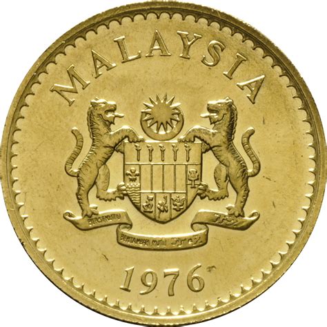 Malaysian 1976 500 Ringgit Tapir Gold Coin - €1,798