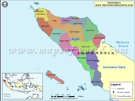 Aceh Province Indonesia Map ~ COALIZAOUENF