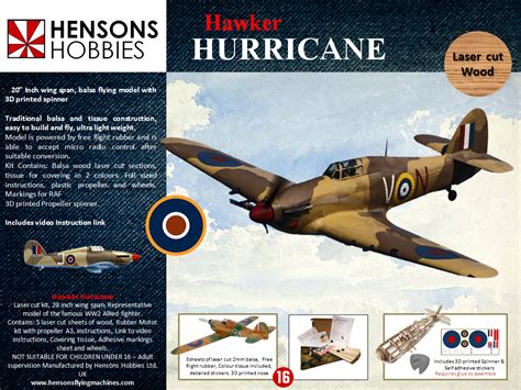 Hensons Hawker Hurricane Model Kit | Hobbies