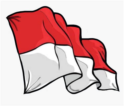 #benderaindonesia - Gambar Bendera Indonesia Line, HD Png Download , Transparent Png Image - PNGitem