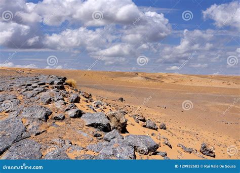 Sahara desert rocks stock image. Image of desert, beautiful - 129932683