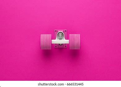 Cruiser Skateboard Truck Wheels On Deep Stock Photo 666531445 ...