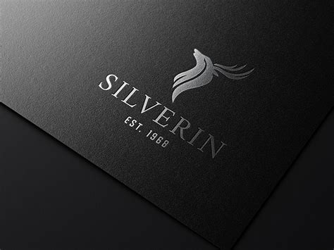 Premium Silver Logo Mockup by LendBrand on Dribbble