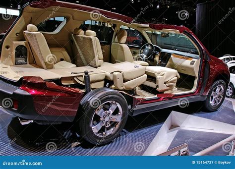 Interior of a Dodge Minivan Editorial Photography - Image of horsepower, power: 15164737