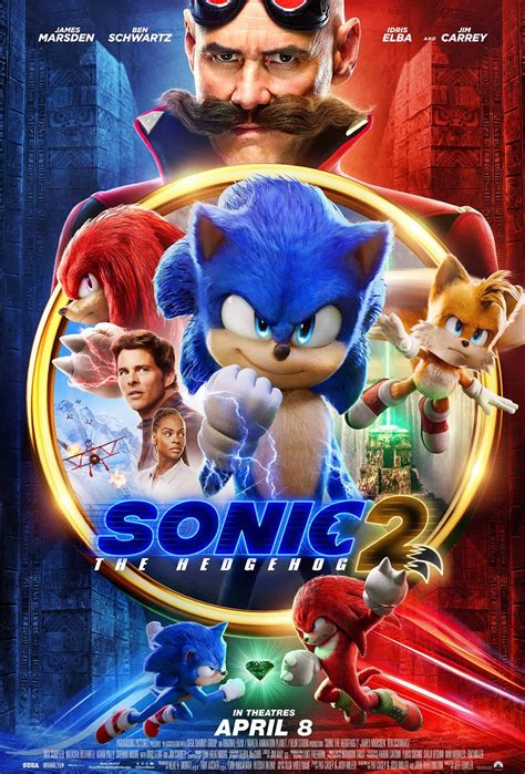 Buy Sonic the Hedgehog 2 2022 Animated Movie Poster Unframed Wall Art ...