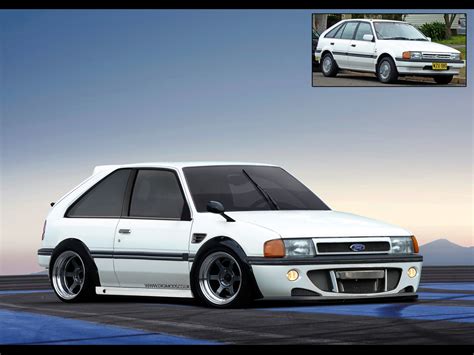 Ford Laser Modified - amazing photo gallery, some information and specifications, as well as ...