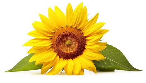 Premium AI Image | Sunflower Side View Studio